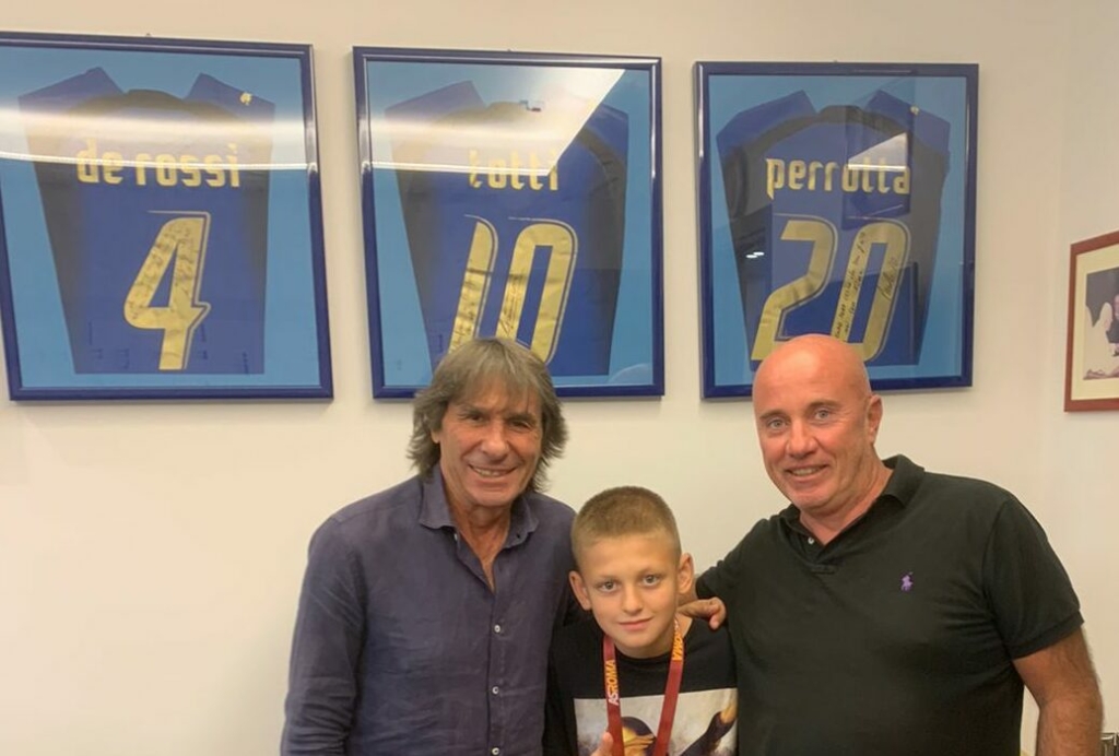 Bruno Conti, Ivan e Luca Berliti Presidente Hyntegra Cup